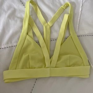 Alo bra neon yellow